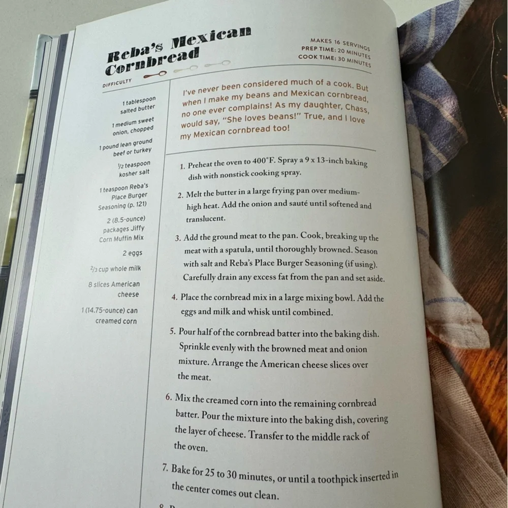 Amazon Reba McEntire Autographed Not That Fancy Cookbook